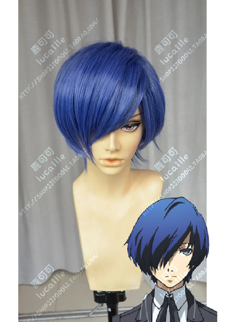 

Anime PERSONA3 Shin Megami Tensei: Persona 3 Yuki Makoto Yuuki cosplay wigs + wig cap