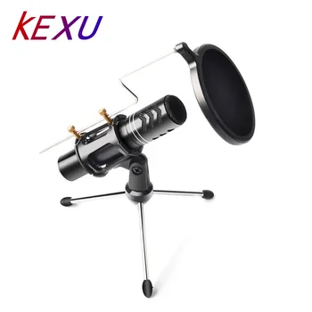 

Professional Condenser Microphone, Plug &Play Home Studio microphones for Iphone Android Recording, PC, Computer, Podcasting