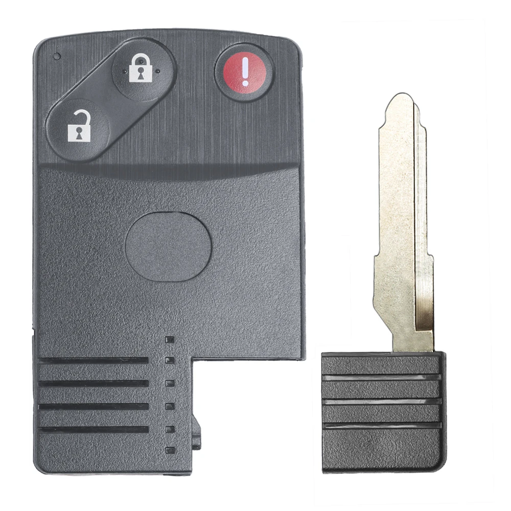 Keyecu Smart 2 + 1 кнопка дистанционного управления чехол для брелка Mazda CX 7 CX9 2007 2009|Ключ