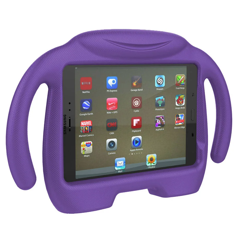 Детский противоударный чехол для samsung Galaxy Tab A, 8,0 дюймов, T350, T355, безопасный для детей, EVA Foam, защитный чехол для планшета, чехол с ручкой