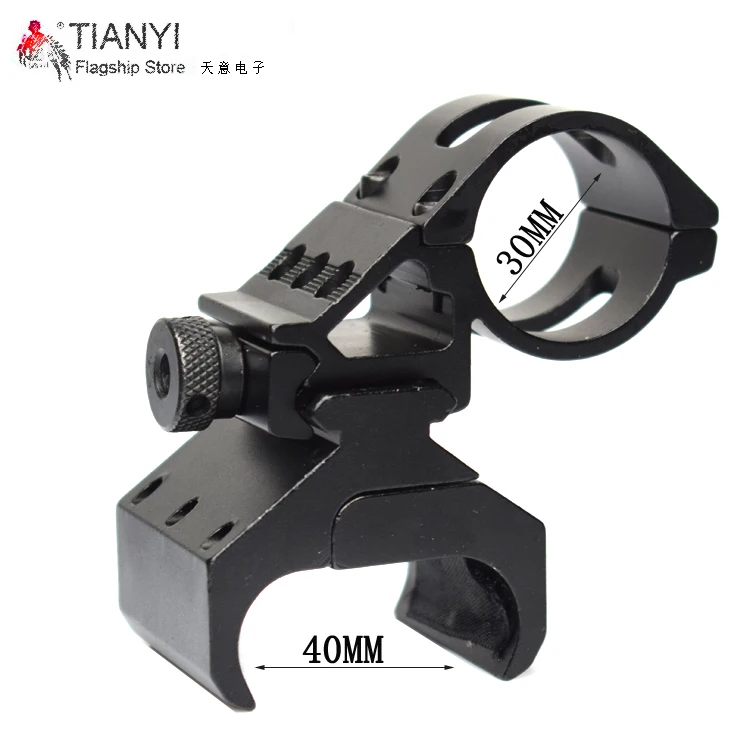 Flashlight Mount Holder 20mm Picatinny Weaver Rail Base Adapter Hunting