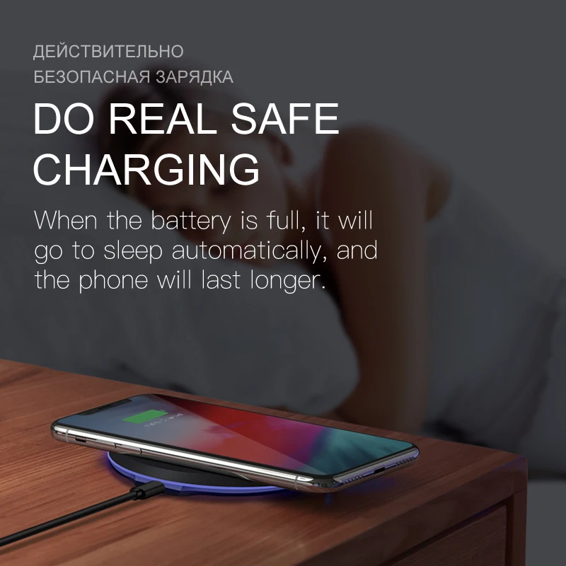 10W Qi trådløs lader for iPhone X Xs MAX XR 8 pluss hurtiglading for Samsung S8 S9 Plus Merk 9 8 USB telefonladepute 10W Qi trådløs lader for iPhone X Xs MAX XR 8 pluss hurtiglading for Samsung S8 S9 Plus Merk 9 8 USB telefonladepute