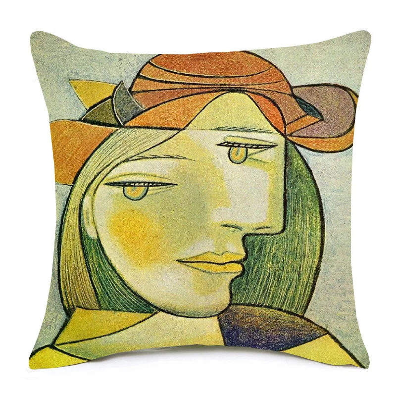 Пабло знаменитый Пикассо картины наволочки для подушек Звездная ночь сюрреалистический абстрактный арт наволочка для дивана льняная наволочка