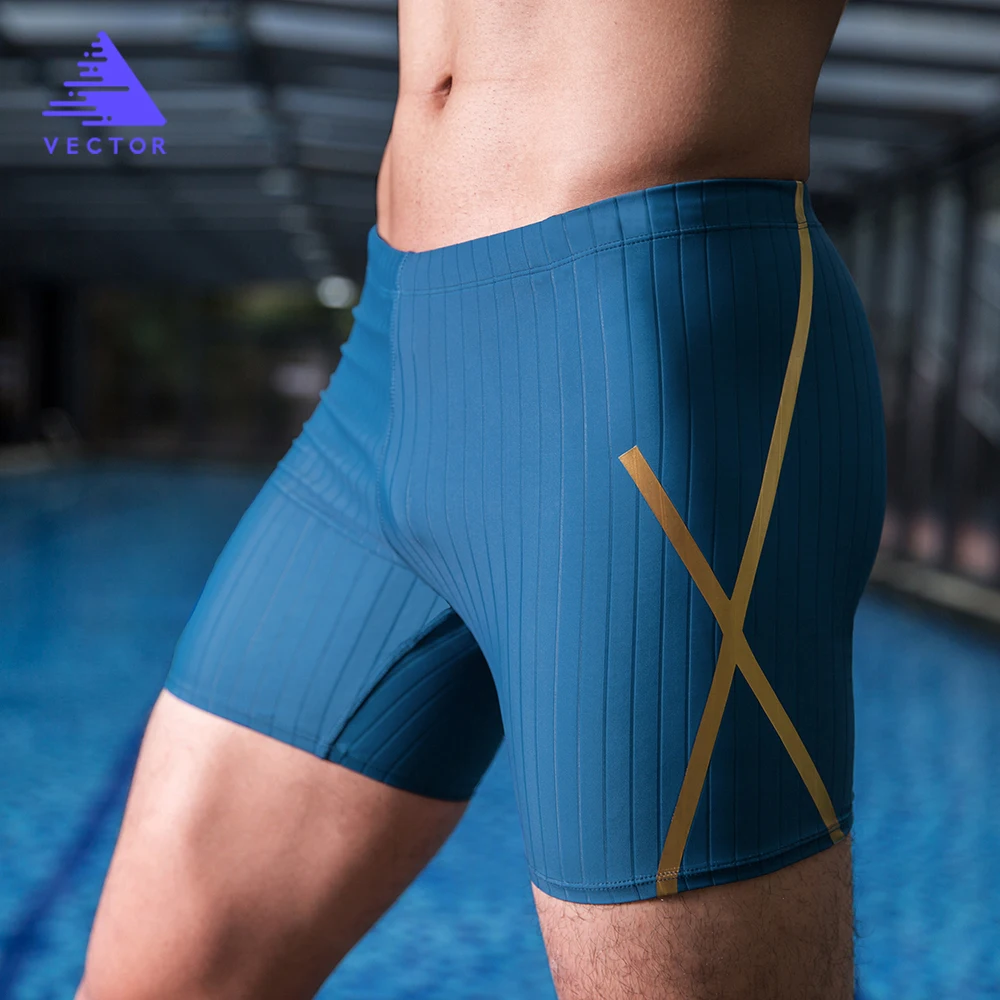 

Extra Large Size XXXL Performance Swimwear Men’s Lycra Jammer Male Shark Skin Swiming Trunk Training Racing Swim Sun Protection