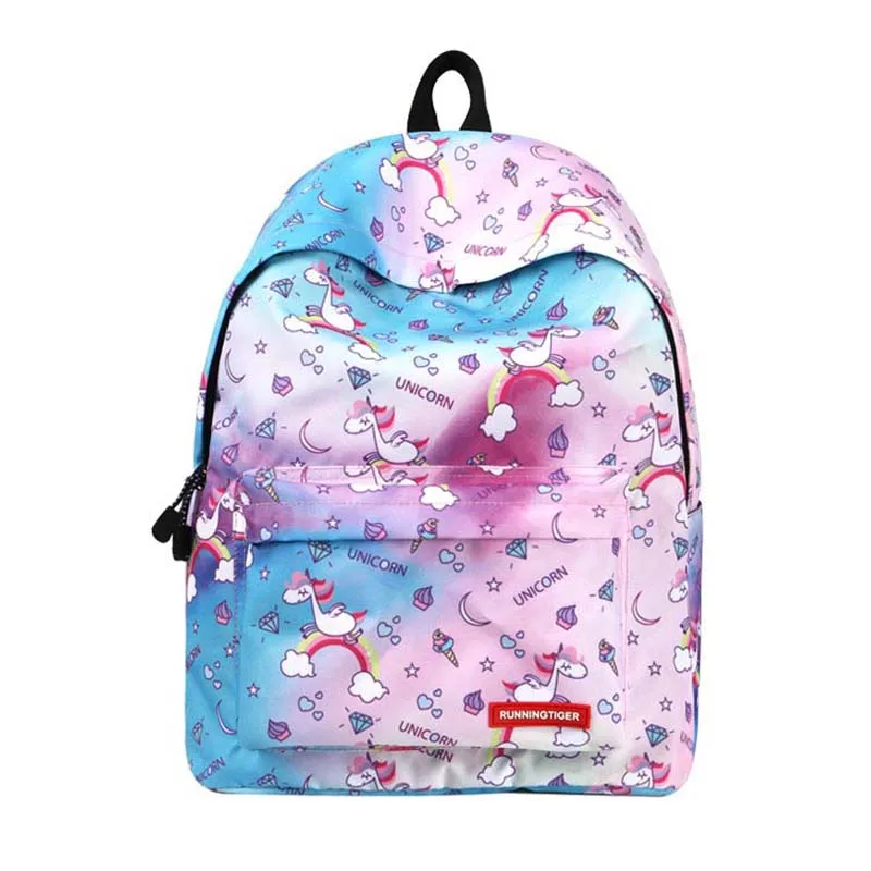 

schoolbag Cartoon Unicorn laptop man backpack Women computer bag anti theft backpack school Bag teenagers travel Backpack