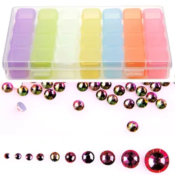 

28 Lattice Plastic Nail Drill Box Makeup Organizer Cream Storage Box Clarity Cosmetic Holder Vanity Cabinet Powder Display Shelf