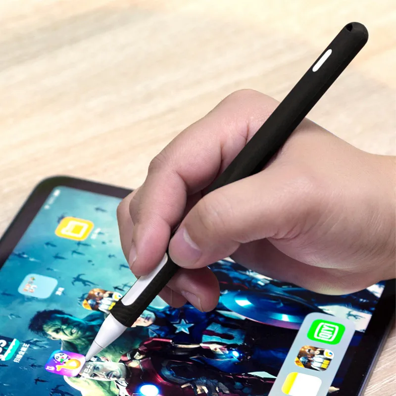 Для Apple Pencil 2 Держатель корпуса силиконовый сенсорный Стилус защитная сумка-чехол для iPad Pencil 2 поколения с крышкой карандаша