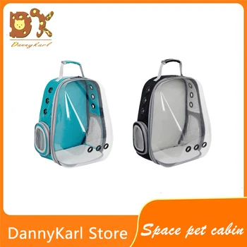 

DannyKarl New 2019 Explosion Large Cat Bag Out Portable Transparent Cat Backpack Space Pet Cabin Dog Shoulders Cat Cage