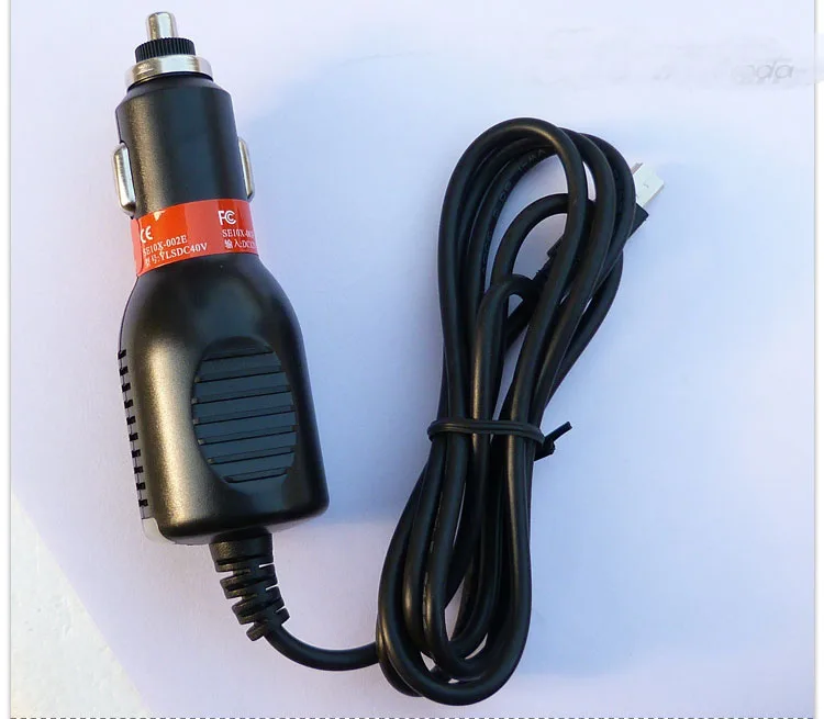 

Car charger for small size navigation car black box Mini USB interface 5V/1.5A 1-1.2M cable worldwide
