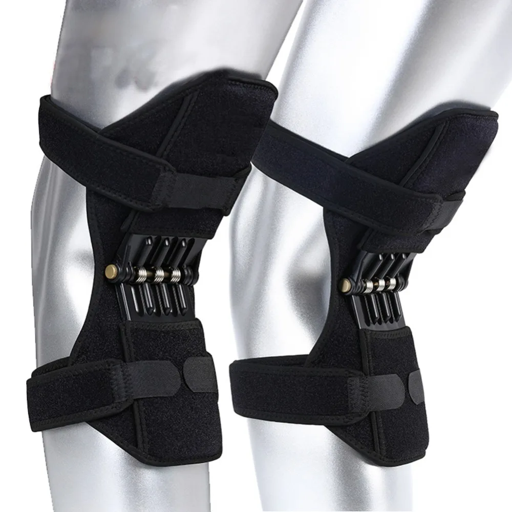 

1 Pair Patella Booster Spring Knee Brace Support for Mountaineering Squat Sports Promotion Knee Pads Sports Safety Sports
