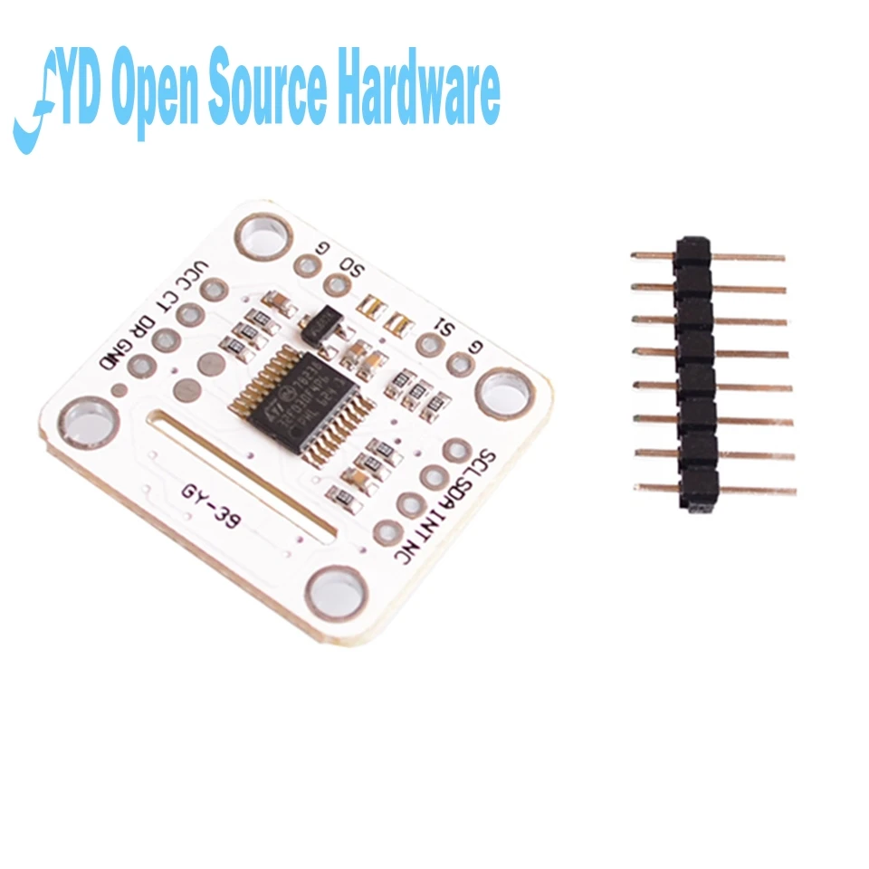GY-39 serial port MAX44009 light intensity BME280 temperature and humidity atmospheric pressure sensor module