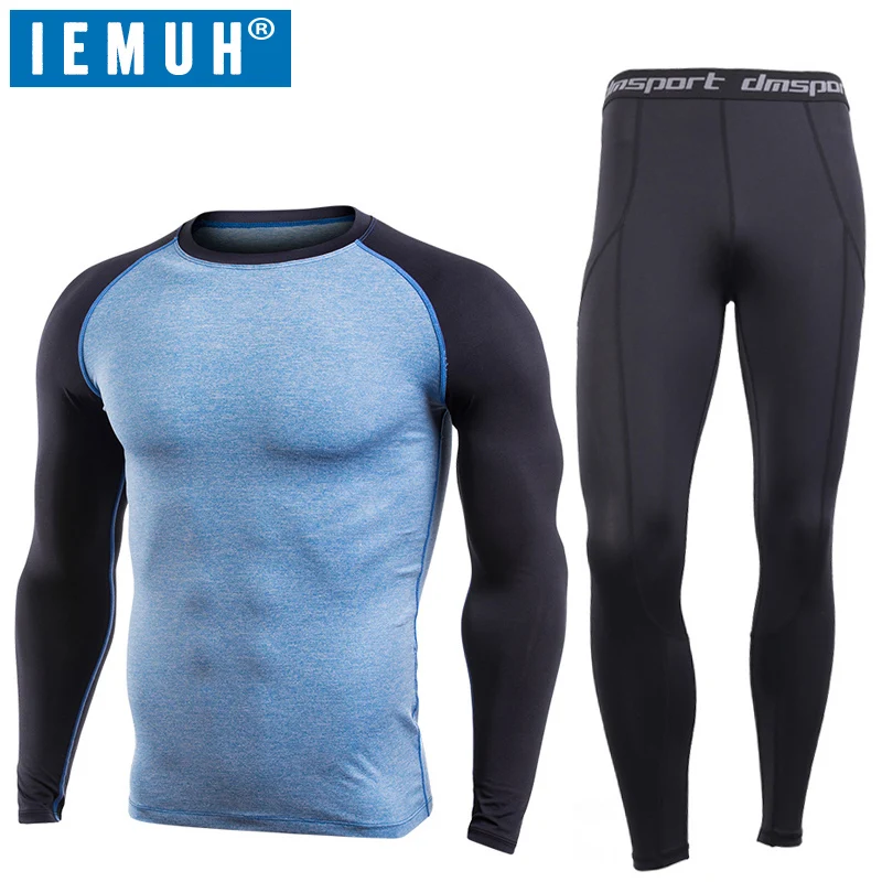 IEMUH New Winter Thermal Underwear Sets Men Quick Dry Anti-microbial Stretch Men's Thermo Underwear Male Warm Long Johns Fitness IEMUH New Winter Thermal Underwear Sets Men Quick Dry Anti-microbial Stretch Men's Thermo Underwear Male Warm Long Johns Fitness