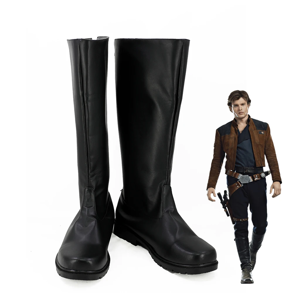 

Solo A Star Wars Story Han Solo Men Cosplay Boot Shoes Customized Size