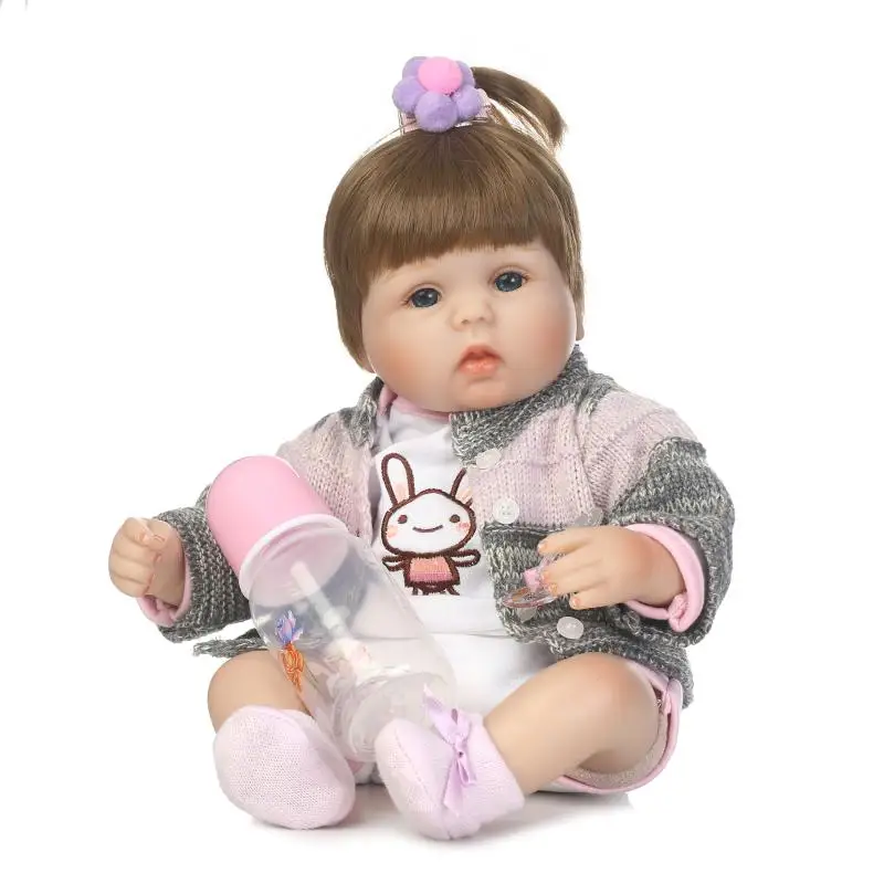 

NPKCOLLECTION 40cm Reborn dolls with soft gentle touch bebe Gifts toys Cotton Body Lifelike reborn Babies Toys brinquedo menina