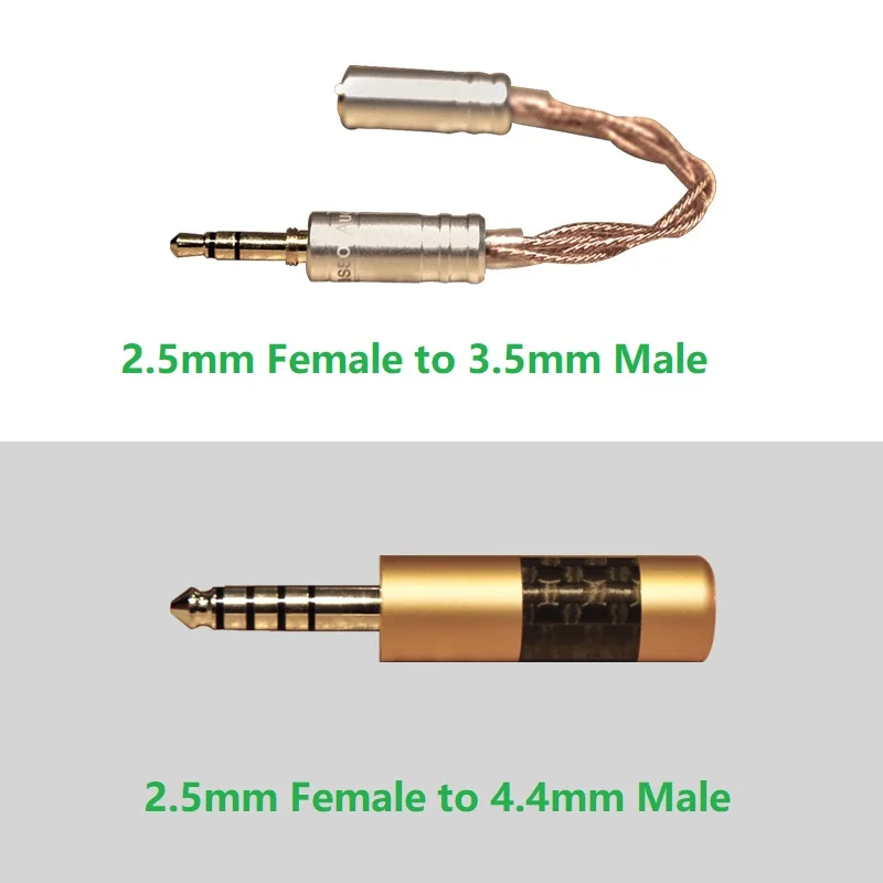 2.5 mm to 3.5 mm balanced cable