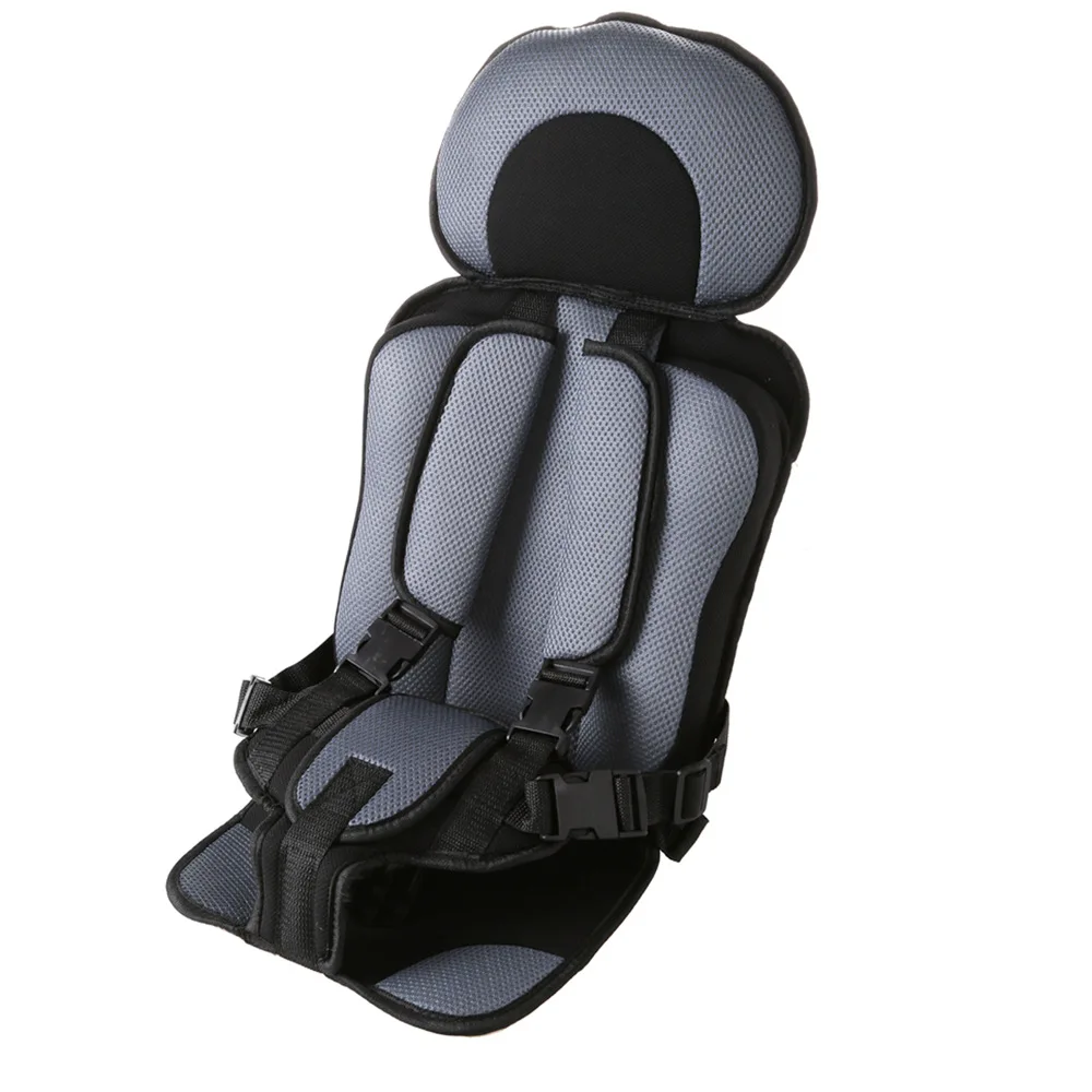 

1 Pcs Portable Baby Safety Car Seat Updated Version Thickening Children Cotton Car Infant Safe Seat Suit For 0-9 Years Children