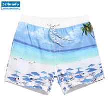 Купальный костюм Бордшорты мужские плавки костюм для серфинга остров пляж белый купальник потеть в тренажерном зале мужские шорты для бега praia