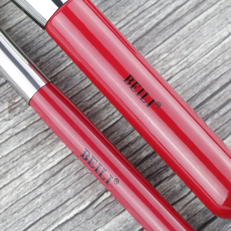 Blush em pó da Sombra Pincéis de Maquiagem Sombra de Olho Natural do Cabelo Beili Vermelho 25 Pcs Conjunto Profissional Fundação de Olho Sobrancelha Delineador Lip Contour 9 High Quality Beleza e saúde