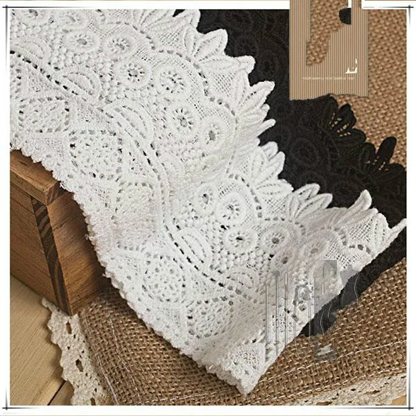 

9cm high quality cotton thick national Feng Shui lace D lace lace embroidery lace embroidery