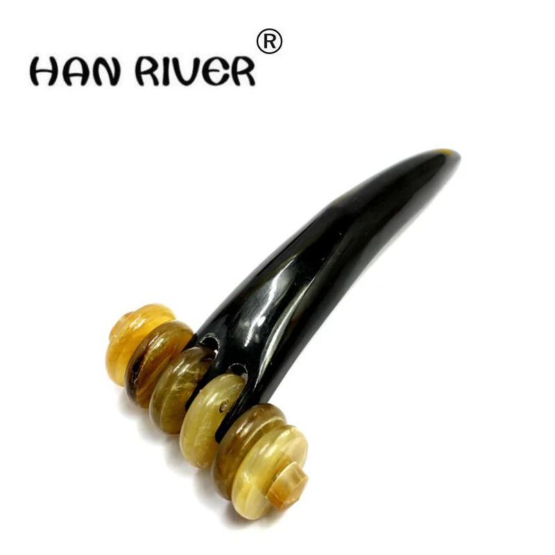 HANRIVER 2018 Buffalo horn massage car six V face firming body roll back massager thin face
