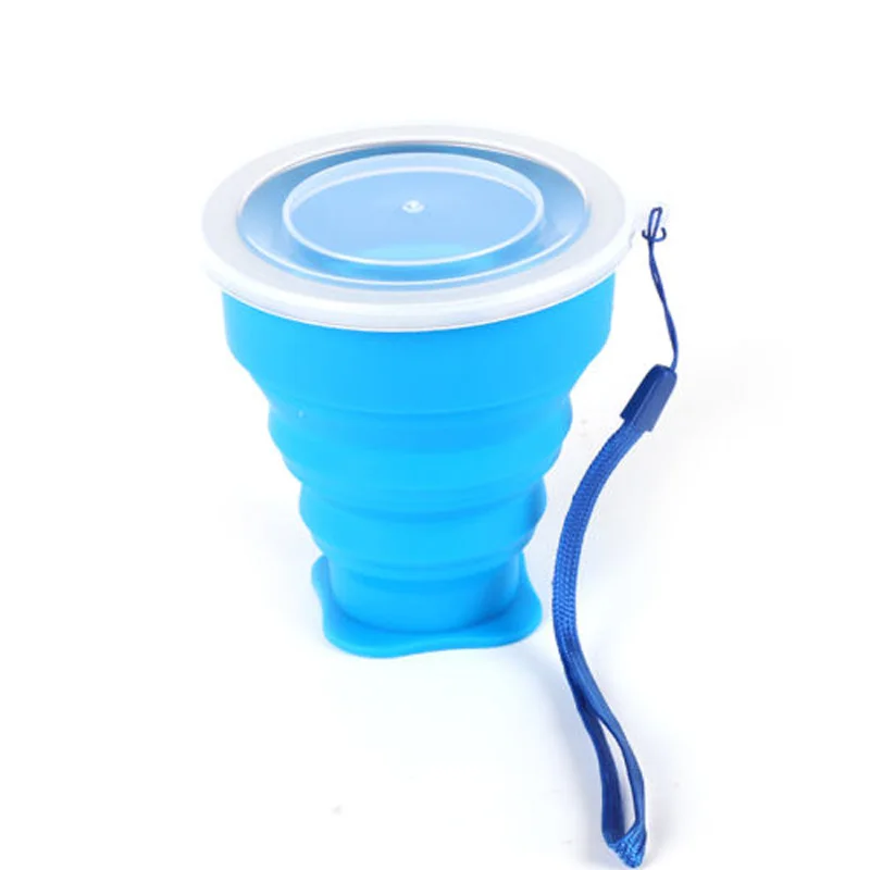 

Silicone Telescopic Drinking Collapsible Safe Folding Cup For Travel Camping