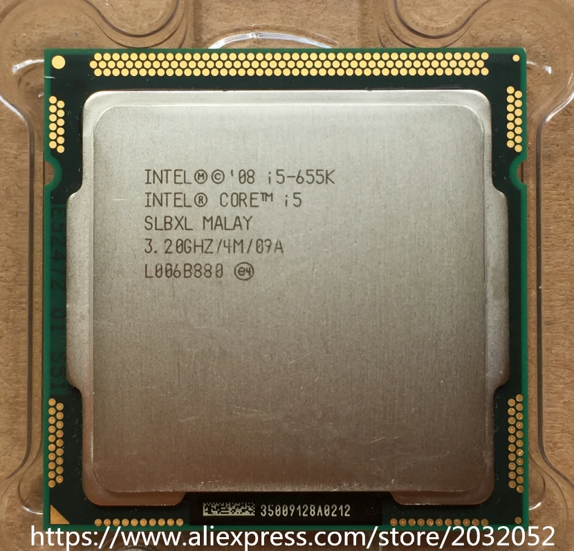 Free shipping lnte-l Core i5 655K 3.2GHz Socket LGA1156 4MB Cache With HD Graphics 73W MEJO recommend CPU | Компьютеры и офис