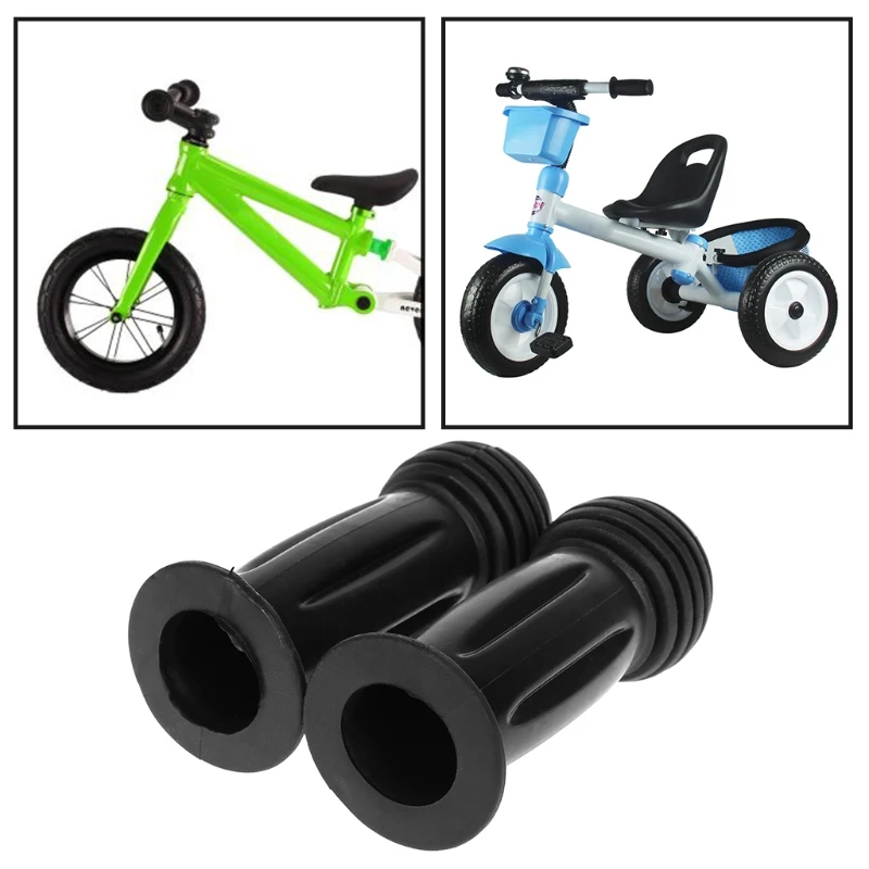 

1 Pair Bicycle Grips Children Bike Tricycle Scooter Non Slip Thread Rubber Parts