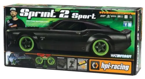 HPI Racing Sprint 2 Sport 1969 Ford Mustang RTR-X 1/10 туристический автомобиль HPI109299 Быстрая