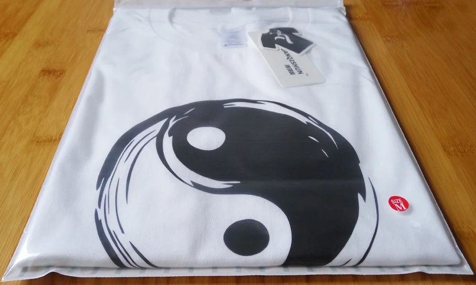 YUANQISHUN модные летние брендовые футболки мужские топы китайские Tai Chi Yin Yang мужские футболки с принтом Удобные Хлопковые футболки