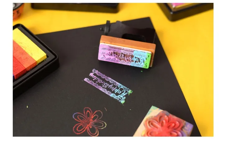 Сладкие конфеты Arco Iris Цвет ful градиент Inkpad штамп украшения цифровой DIY записках печати Интимные аксессуары Канцелярские наборы