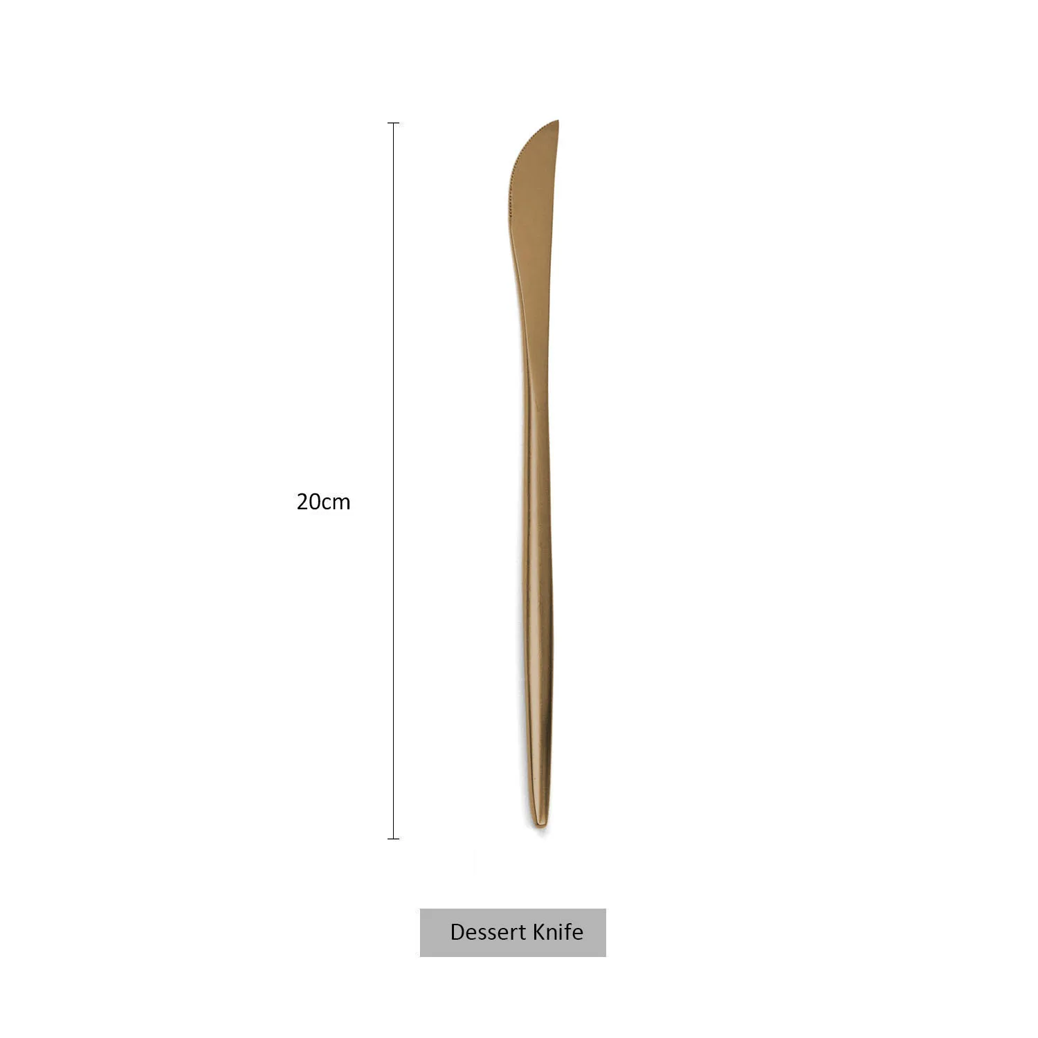 Dessert Knife 304 столовые приборы из нержавеющей стали розовое золото набор посуды столовые приборы кухонные принадлежности Западный столовый нож вилка десертный набор - Цвет: Dessert Knife