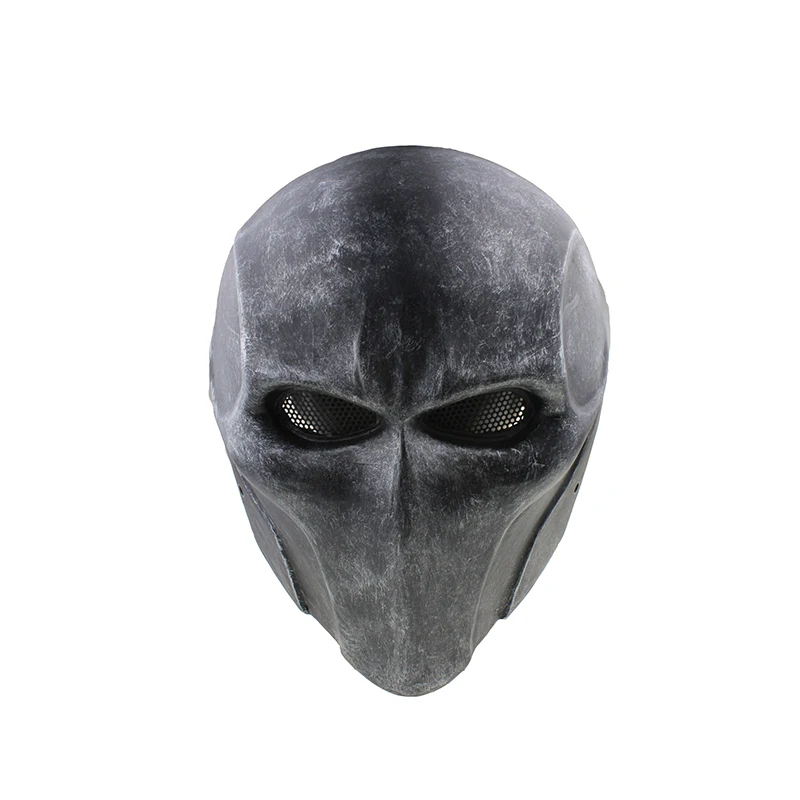 Тактическая Маска для лица с черепом, рыцарская маска для глаз, проволочная сетка, защитные очки для всего лица, маска для охоты, пейнтбола M109 - Цвет: M109-Gray Black