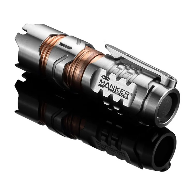 Manker Timeback II 2200 люмен Спиннер титановый фонарик 4x CREE XPG3 светодиодный фонарь