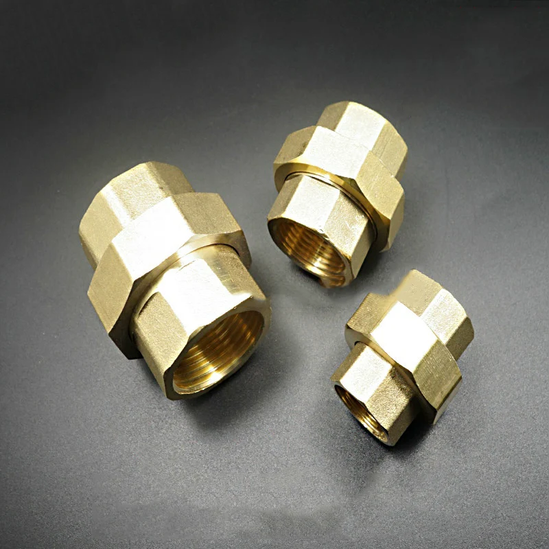 1Piece 1/2" Female BSP Malleable Slip Joint Connection Brass Plumbing