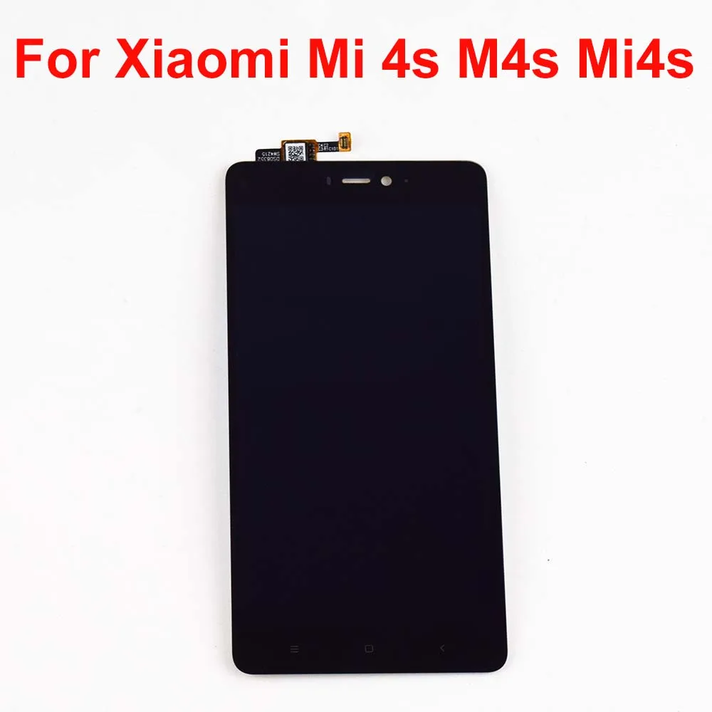 Высокое качество Новые запчасти для Xiaomi mi 4S M4s mi 4S ЖК-дисплей+ сенсорный экран дигитайзер замена сотового телефона черный белый золотой