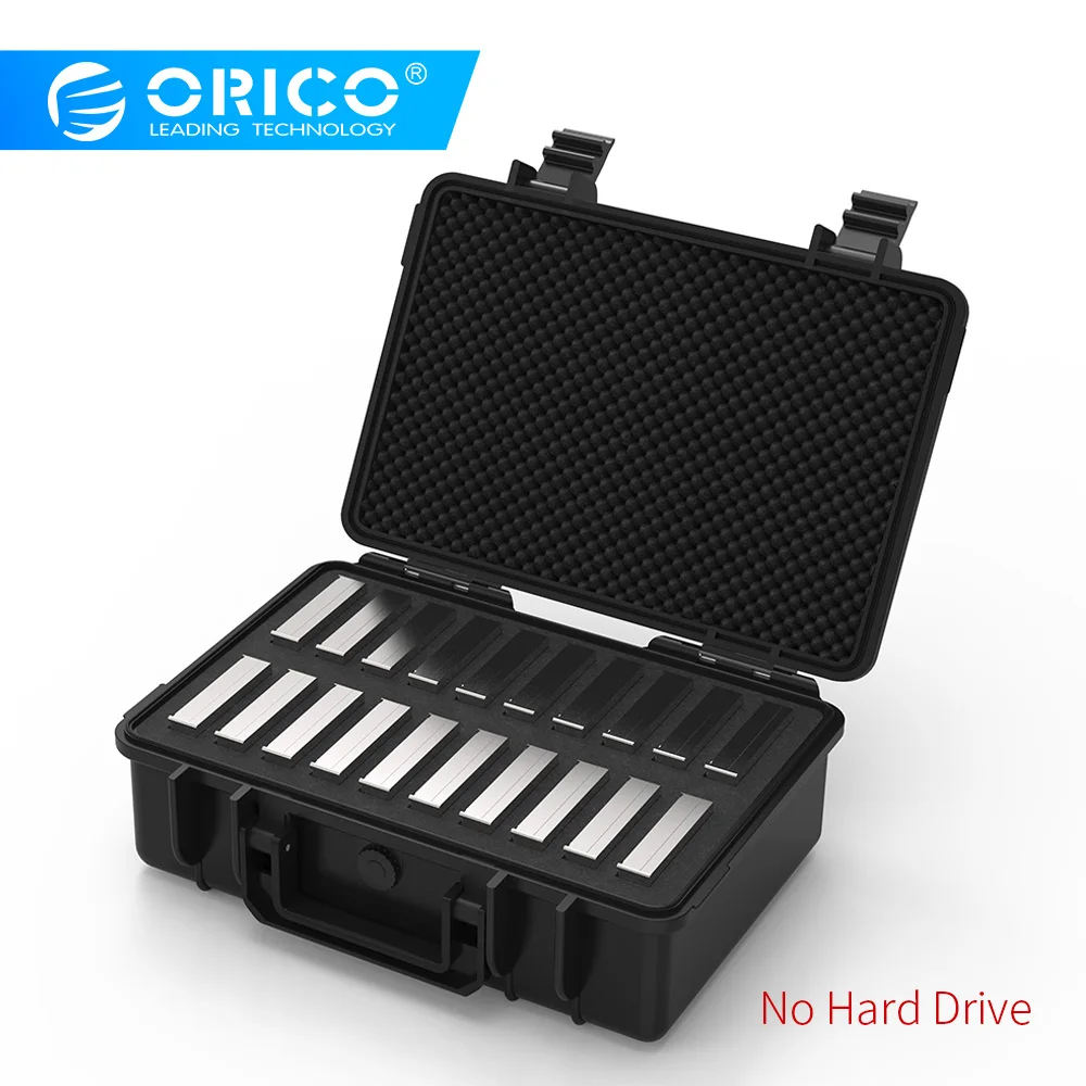 ORICO 2.5/" pollici HDD//SSD Protector CASE//Box per Hard Drive SATA Protezione-BK