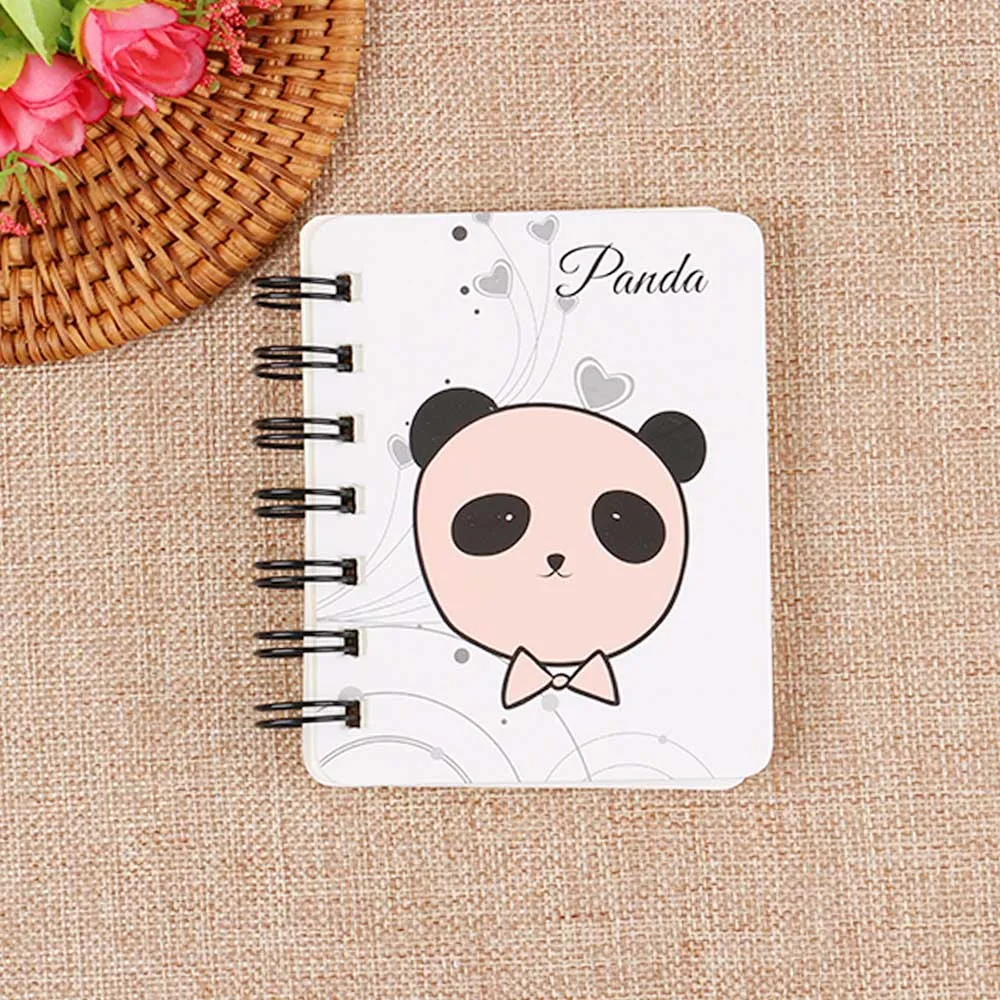 Kawaii Panda Bird Pvc Tempo животный планировщик с узором спиральная записная книжка