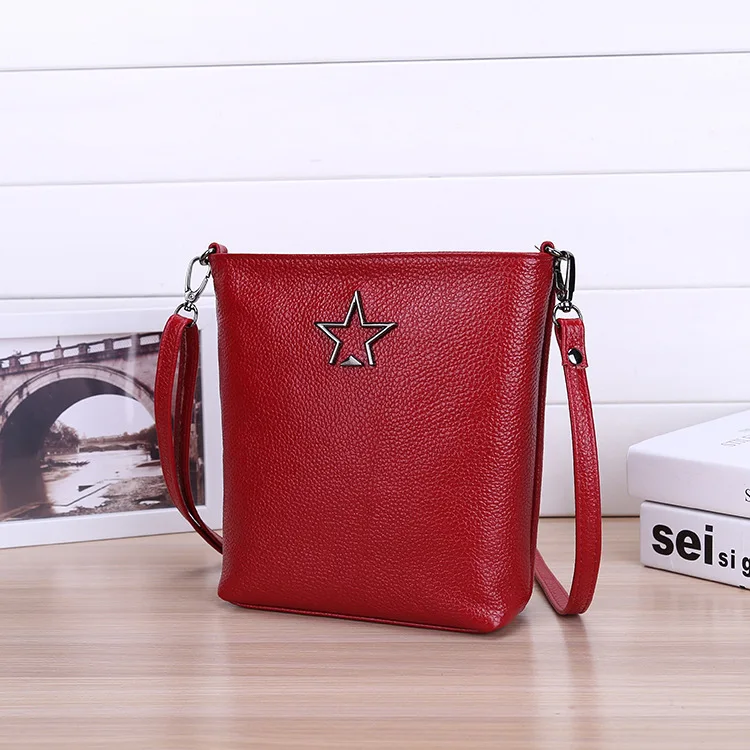 Women genuine leather crossbody bag 13