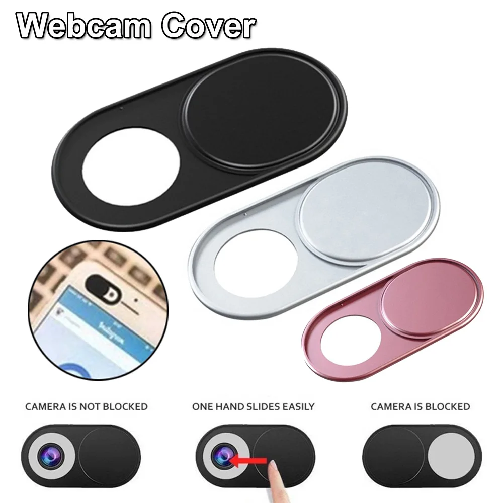 3x Metal WebCam Shutter Slider Camera Cover Privacy Sticker for Laptop Phone EC 