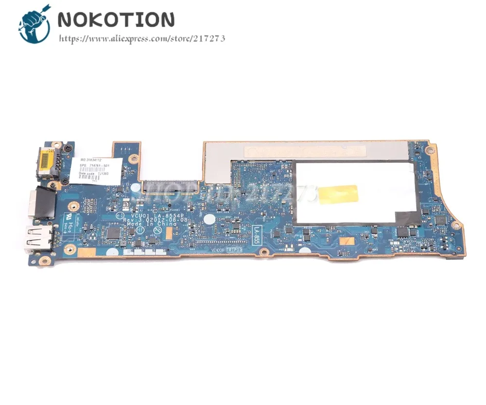 low cost  NOKOTION For HP Spectre XT13 XT 13-2000 Laptop Motherboard SR0XG I7-3537U CPU 4GB Ram 714758-501 71