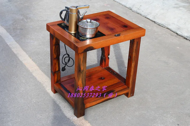 Qinyuanchun Old Ship Solid Wood Furniture Pantry Cabinets Bedside