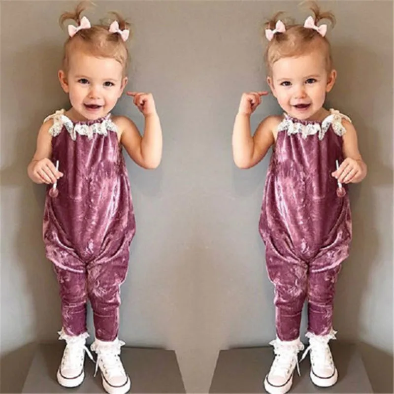 velvet jumpsuit girls