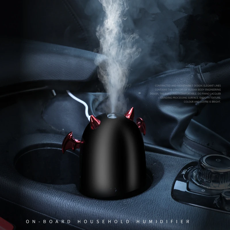  230ml Ultrasonic Air Humidifier Little Devil USB Aroma Essential Oil Diffuser For Home Car Mist Mak