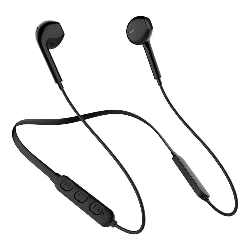 ravi Bluetooth Earphone Wireless Neckband Sport Magnetic Double Battery Headphone Headset Stereo Bass with Mic Music | Электроника
