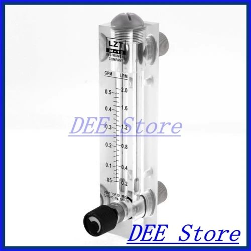 

0.2-2LMP 1/2" PT Thread Adjustable Water Flow Meter Measuring Flowmeter