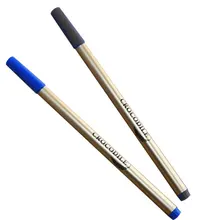 Много 2 шт крокодил заправки для ролика Шариковая ручка 0,5 мм точки синие чернила и черные чернила на выбор