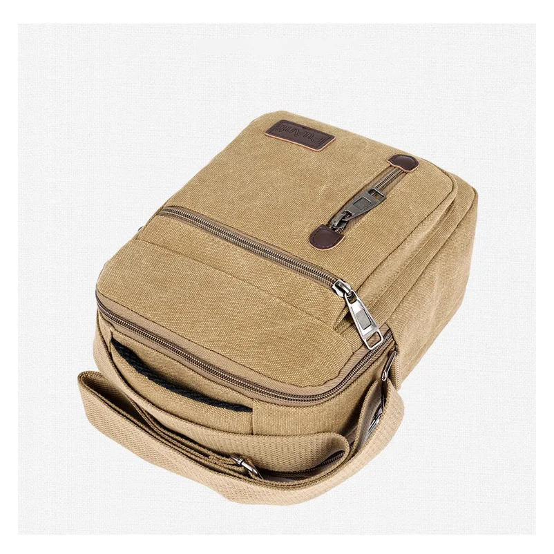 Мужская Холщовая Сумка Amarte маленькая через плечо цвета хаки 2018|crossbody bags for men|am bagbag