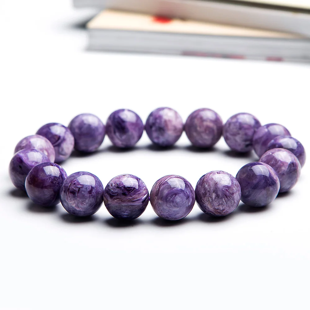 Top Quality Natural Charoite Roxo Gemstone Mulheres
