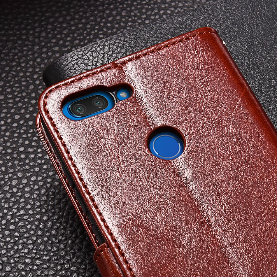 TOMKAS Wallet Flip Case for Xiaomi Mi 8 Lite Luxury Vintage Leather Silicone Back Cover Case for Xiaomi Xiomi Xaomi Mi 8 Lite (18)