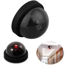Nep Draadloze Camera Gesimuleerde Video Home Surveillance indoor/outdoor Surveillance Dummy Led Fake Dome camera Home Security(China)